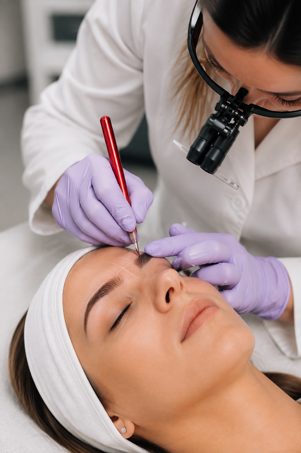 Microblading doğal kıl tekniği